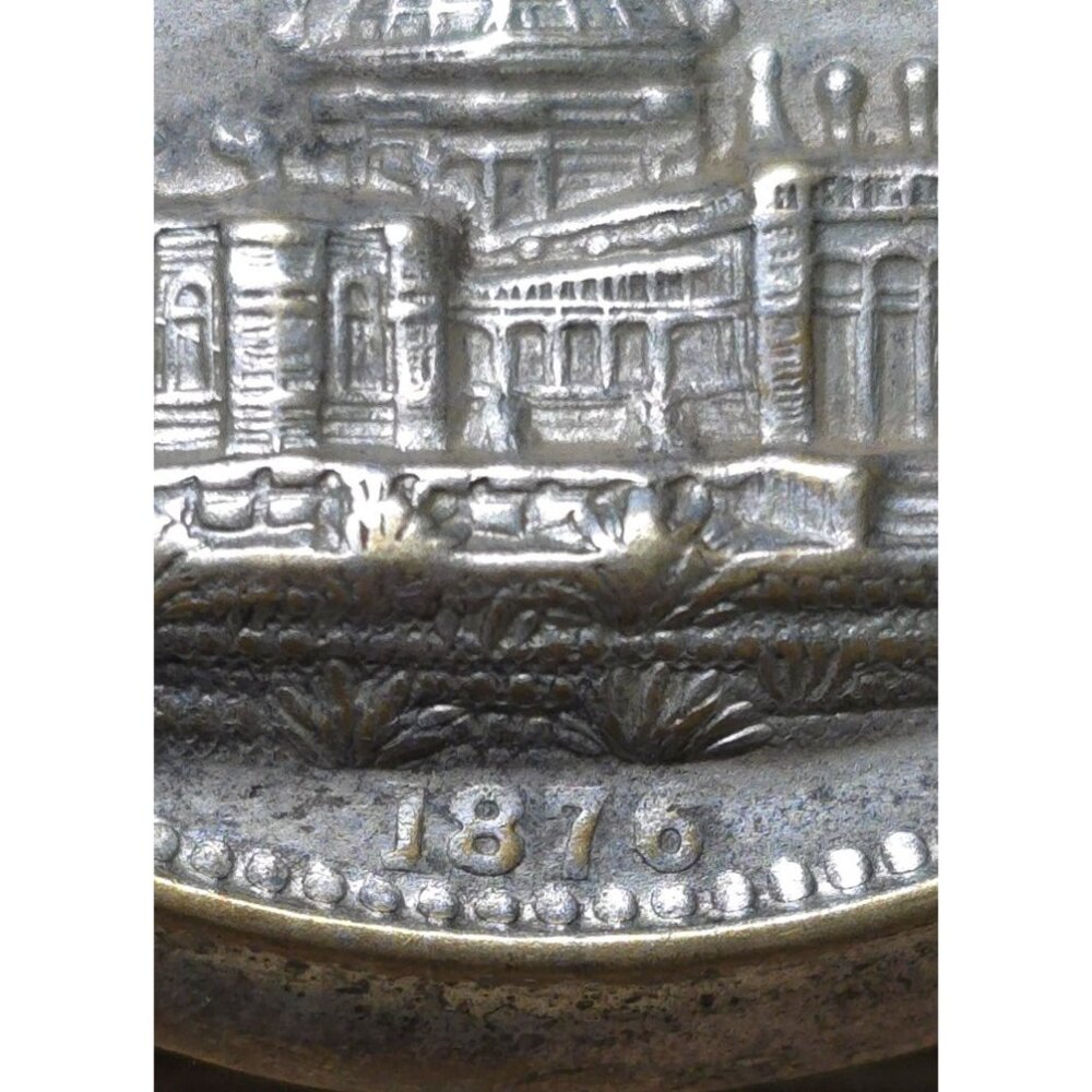 1776-1876 1st World's Fair 250 year America anniversary Centennial Locket - Picture 3 of 16